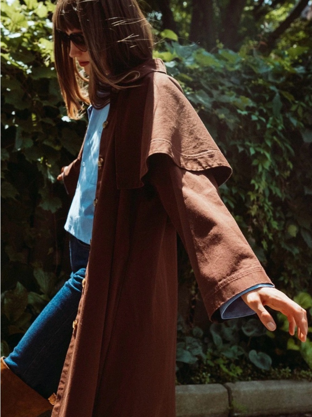 Mille Alina Coat in Chocolate Brown